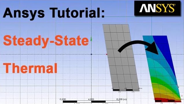 Ansys Tutorial:  Steady state thermal analysis of a simple plate