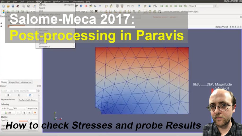 [Salome Meca Tutorial] How to check stress and probe results
