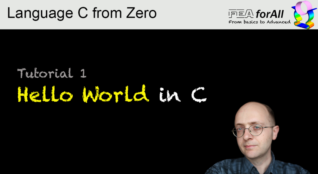 Tutorial 1 – Hello World in C