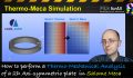 [Salome Meca Tutorial] Thermo Mechanical Analysis of a 2D Axisymmetric plate