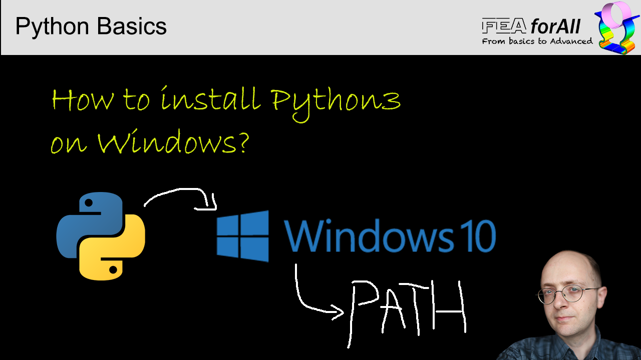 How to install python 28 on windows and set the path - FEAforall