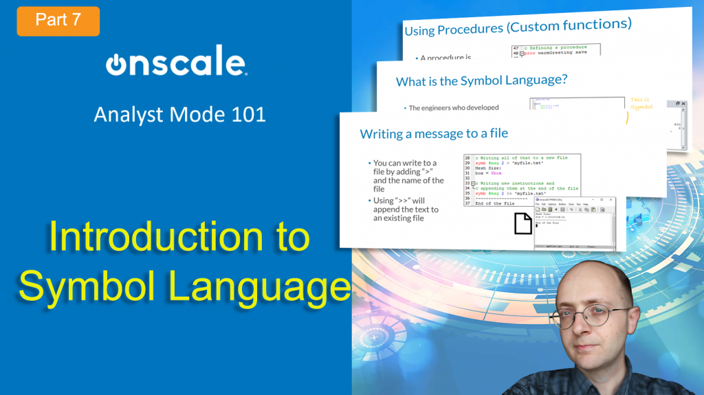 OnScale Analyst 101 – Introduction to Symbol Language