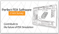 Perfect FEA Software – 2 min Survey