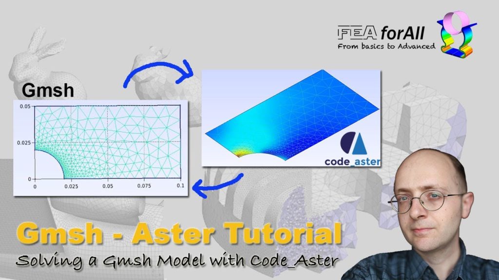 [GMSH Aster Tutorial] Solving a Gmsh Model with Code_Aster (Groups, Mesh Format, Solver)